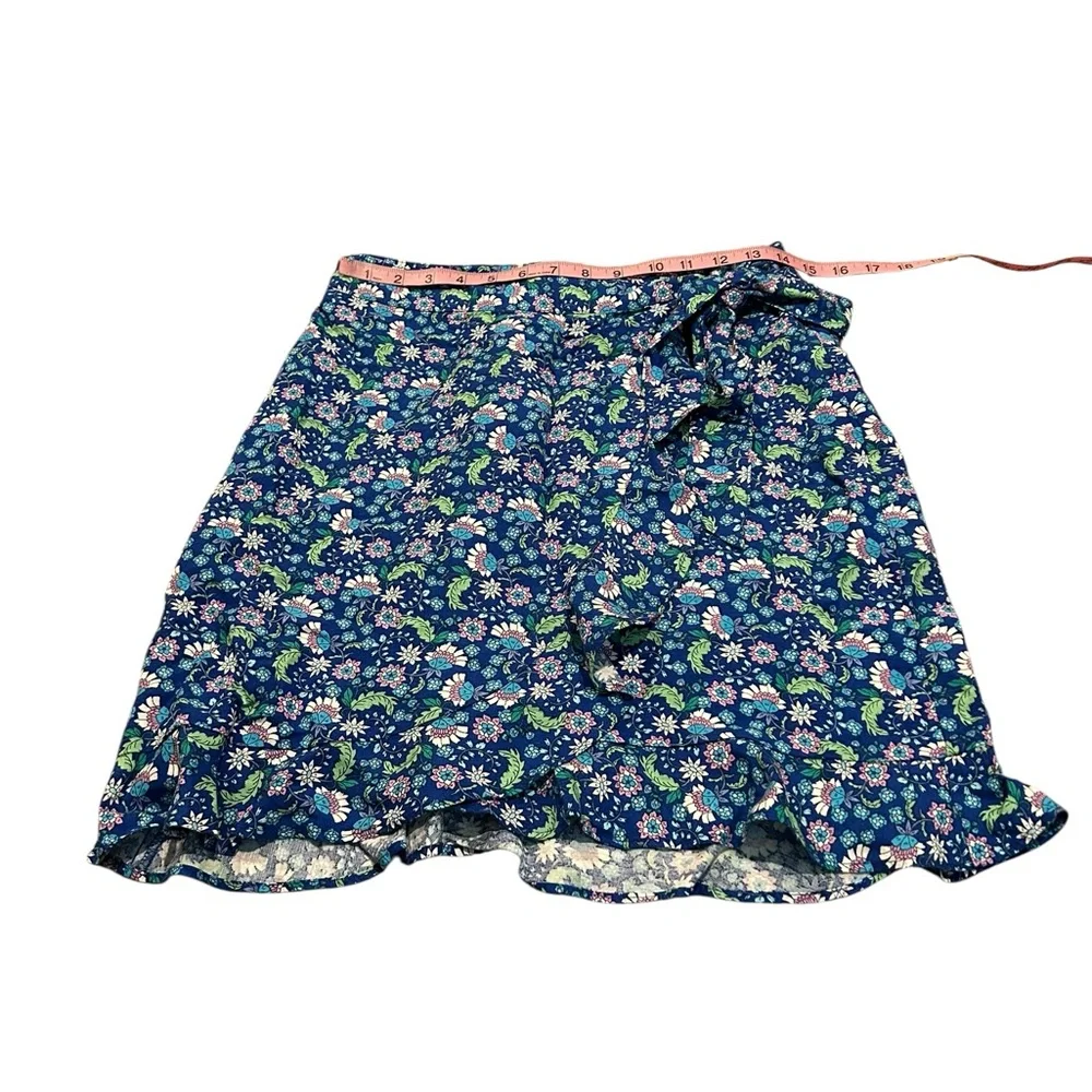 LOFT floral ruffle